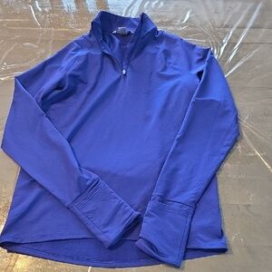 Athleta Vibrant Blue Knit Top